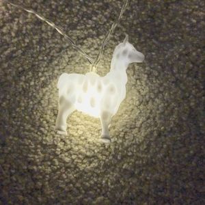 Llama string lights